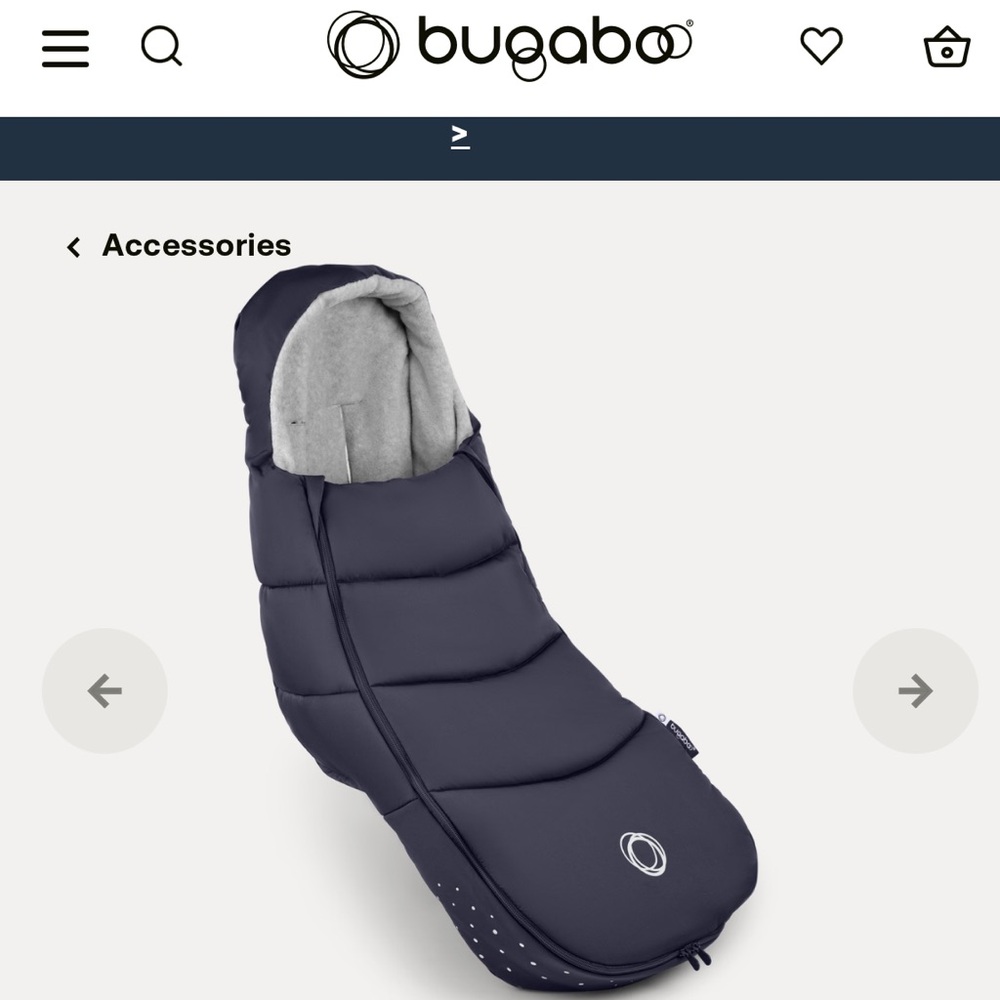 Bugaboo footmuff Deep indigo NEW no box - Picture 7 of 16